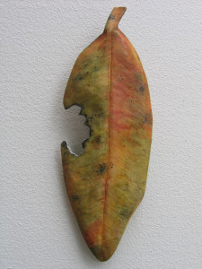 Carved Leaf - Extreme Pohutukawa  . .  (08102)