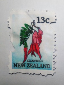 Carved Stamp - Clianthus . 022