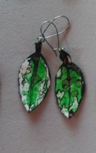 Pohutukawa Leaf Earrings 154