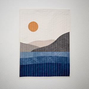 Lake Crescent Wall Quilt