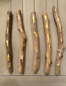 Spirit Sticks with Gold Leaf