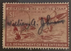 US RW13 Duck Hunting Stamp