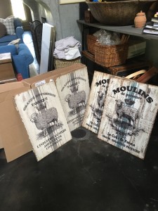 Striped Sheep Plaques
