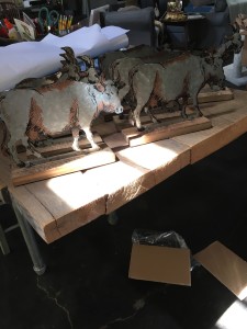 Nic/nacks - Metal Etching Cow/Sheep