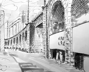 Zürich, Viadukt, 2023