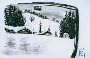 Entlebuch, Winterlandschaft im Zugfenster, 2026