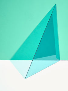 Blue Triangle B - Limited edition of 10 prints