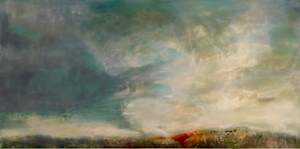 Burnt sienna, burnt umber and teal