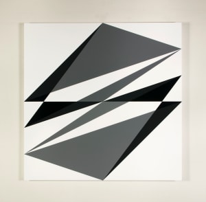 Composition in 3001 Gray, 5424 Charcoal Gray, 2026 Black and 7508M White