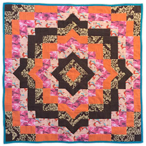 Orange and pink burst