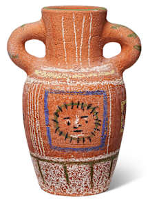 Vase au Décor Pastel (A.R. 190)