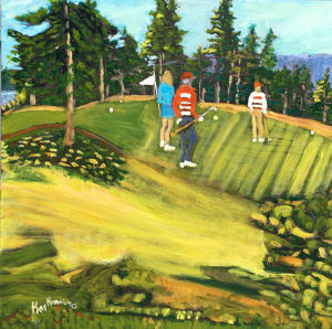 Golfing at Mt. Shasta