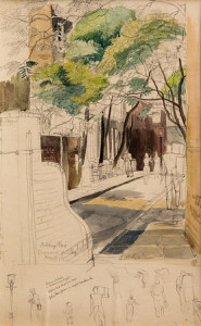 Patchin Place, Greenwich Village New York, 1935