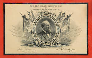 Untitled (President Garfield Funeral Invitational)