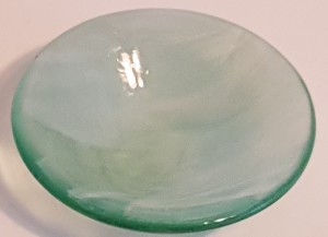 Small Bowl-Light Green with White Streaky