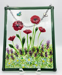 Garden Hanger with Poppies, Lavender & Daisies