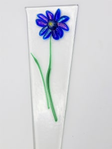 Plant Stake-Blue Daisy