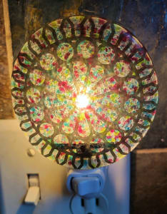 Night Light-Stained Glass Look