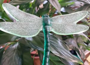 Plant Pick-Dragonfly, Large in Greens
