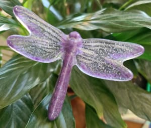 Plant Pick-Dragonfly, Medium-Purples