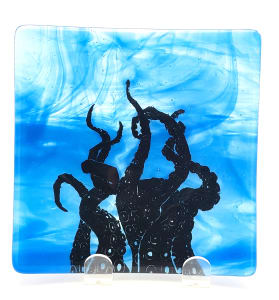 Plate-Krakken on Blue/Clear Streaky