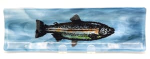 Long Tray-Trout on Blue/White Streaky