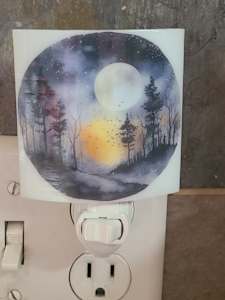 Nightlight-Moonlight Mountain Forest