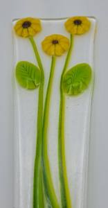 Plant Stake-Triple Sunflowers