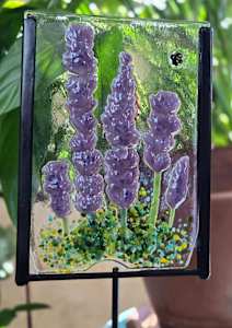 Garden Stake-Purple Lavender