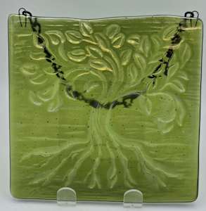 Garden Hanger-Tree of Life, Small in Green Irid