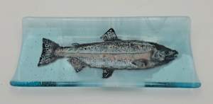 Short Tray-Salmon on Blue Streaky