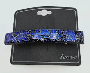 Barrette-Blue Splatter Dichroic Pattern