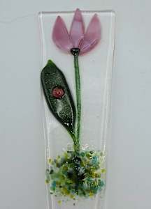 Plant Stake-Mauve Tulip