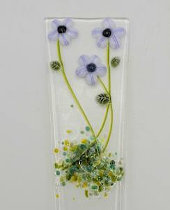 Plant Stake-Trio of Flowers