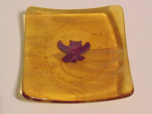Small sushi-Amber streaky with Copper Owl
