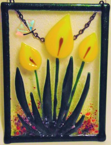 Garden Hanger-Yellow Calla Lillies