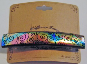 Barrette-Northern Lights Whirl Dichroic