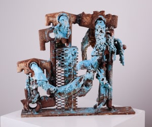 A Waterfall in a Wastewater Pond