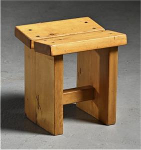 Solid Pine Stool for La Plagne