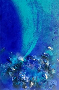 DEEP BLUE WATER AND LIGHTS