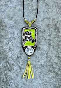 Neon Green Zebra