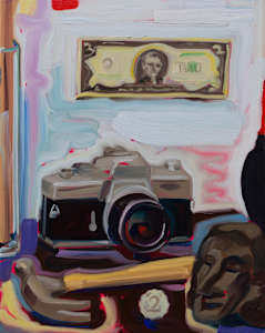 The distinct lines of poetry that aren't spoken aloud but remain as black marks on a page