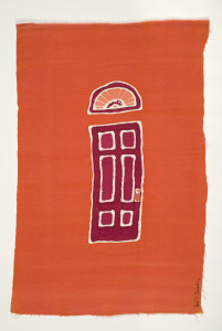 638 Milledge Circle, "Greyside", Decker-Waters House, Interior front door. Athens, GA. Fred Orr, Architect