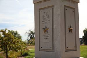 Veterans Memorial Gold Star Pillar