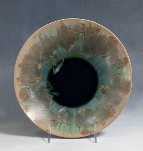 Green with Brown Plate