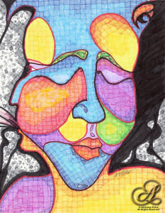 Contemplation (archival, matted)