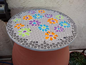 Rain Flowers (pair, barrel covers)