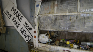 Make Your Own Fake News, garbage truck