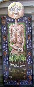 Lady with Ticks