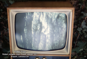 Video Trail by Robert Jungels and Alan Powell, Artpark 1977